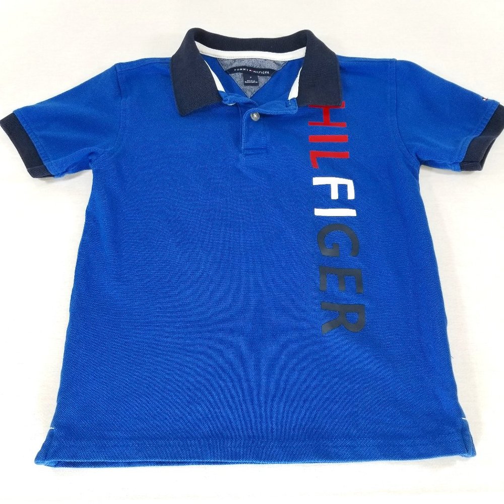 TOMMY HILFIGER Kids Blue T-Shirt Size 7